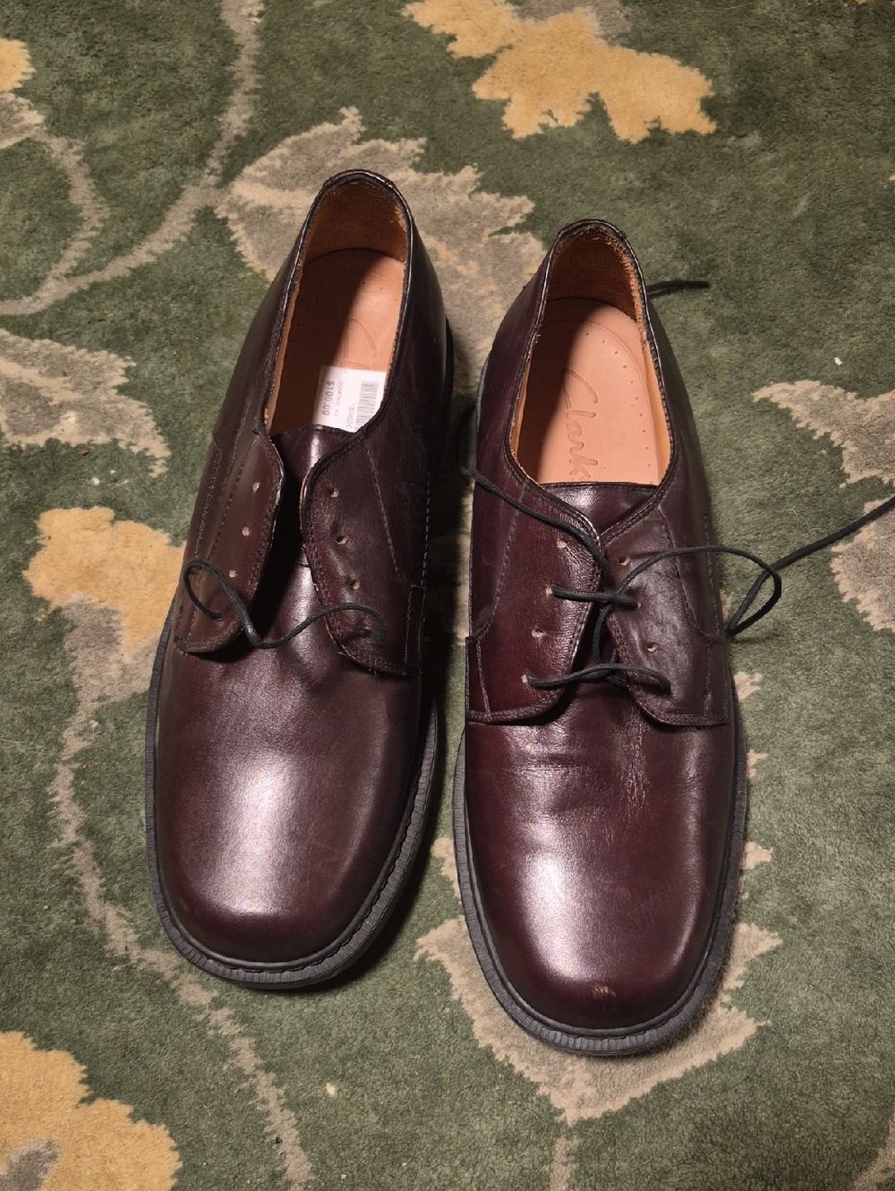 Clarks Men's Oxfords in Dark Brown Leather